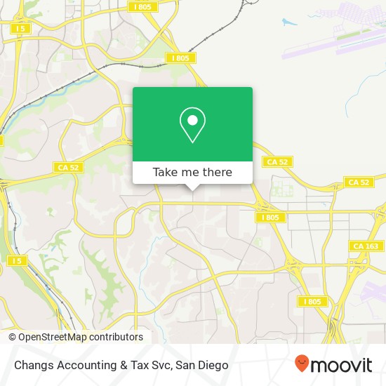 Mapa de Changs Accounting & Tax Svc