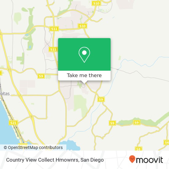 Country View Collect Hmownrs map