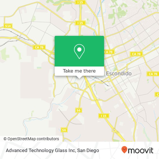 Advanced Technology Glass Inc map