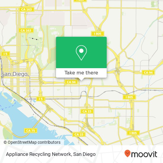 Appliance Recycling Network map