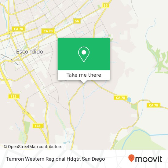 Mapa de Tamron Western Regional Hdqtr