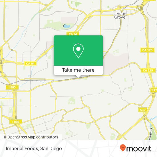 Mapa de Imperial Foods