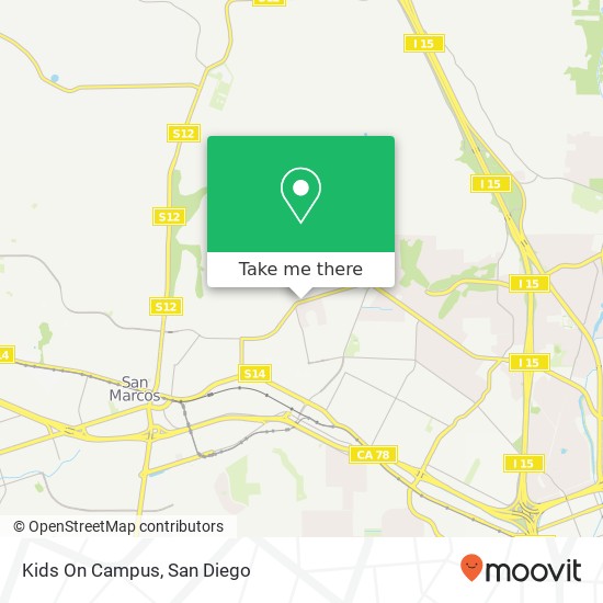 Kids On Campus map