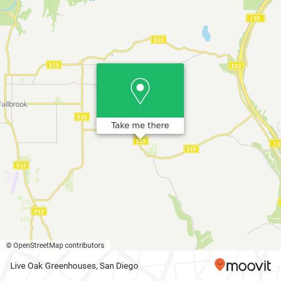 Mapa de Live Oak Greenhouses