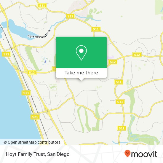 Hoyt Family Trust map