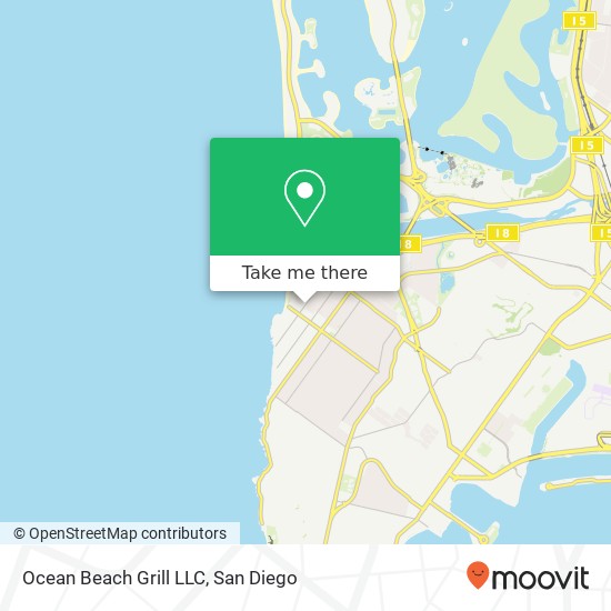 Ocean Beach Grill LLC map