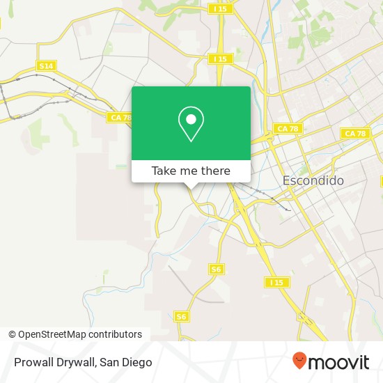 Mapa de Prowall Drywall