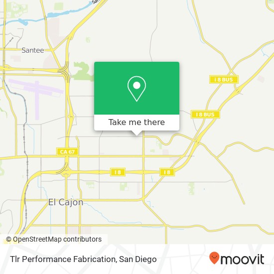 Tlr Performance Fabrication map