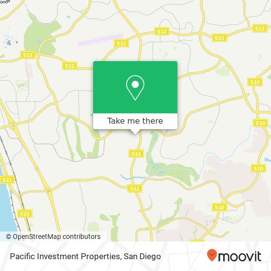 Mapa de Pacific Investment Properties