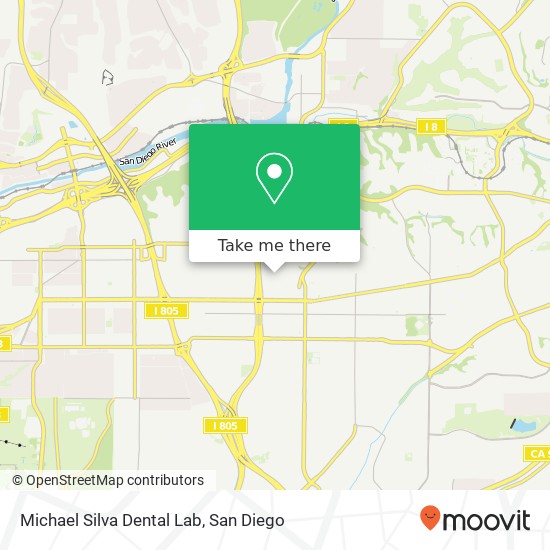 Michael Silva Dental Lab map