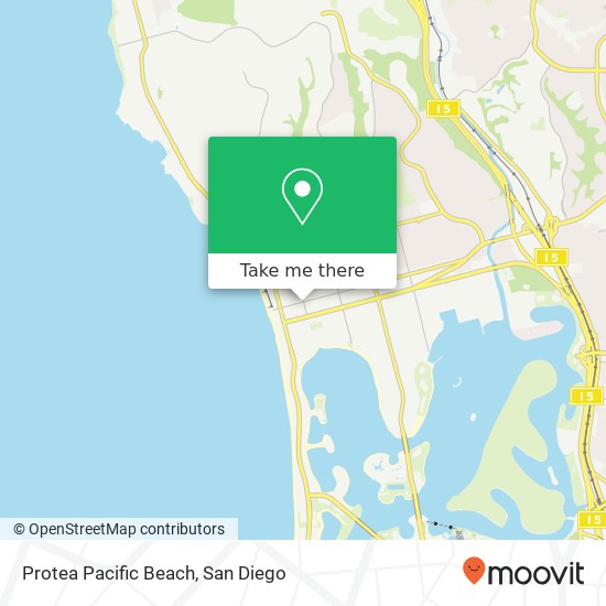 Mapa de Protea Pacific Beach