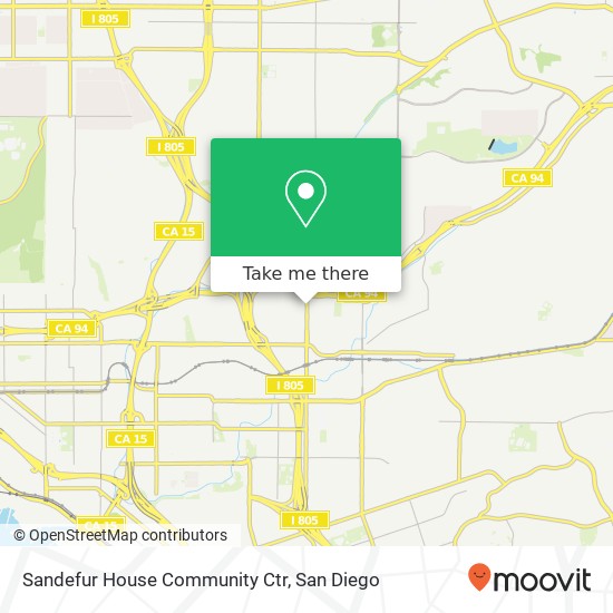 Mapa de Sandefur House Community Ctr