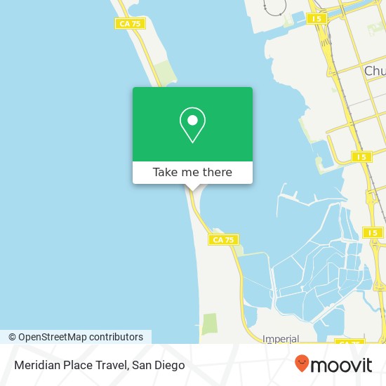 Mapa de Meridian Place Travel