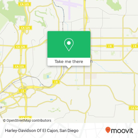 Mapa de Harley-Davidson Of El Cajon