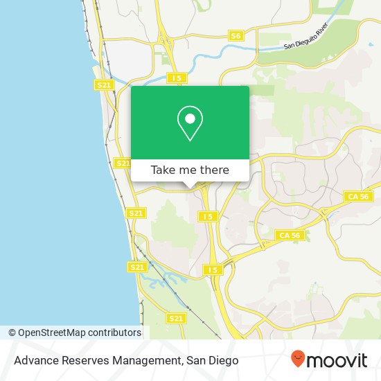 Advance Reserves Management map