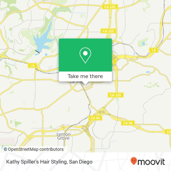 Kathy Spiller's Hair Styling map