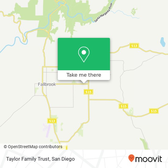 Taylor Family Trust map