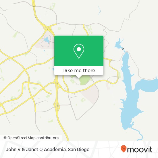 John V & Janet Q Academia map