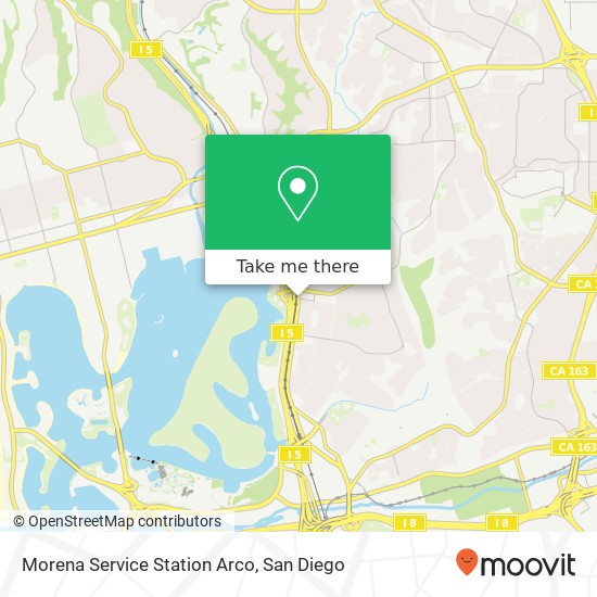 Morena Service Station Arco map