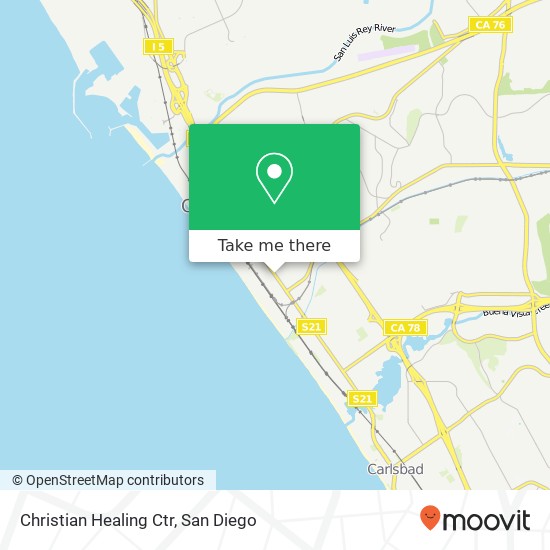 Christian Healing Ctr map