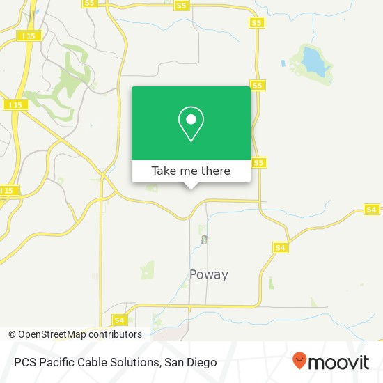 PCS Pacific Cable Solutions map