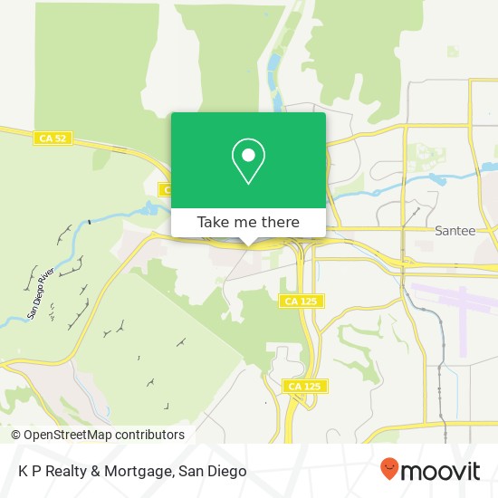 K P Realty & Mortgage map