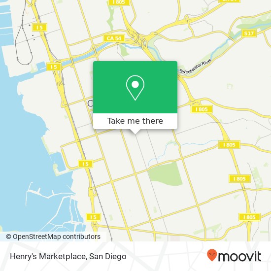Mapa de Henry's Marketplace