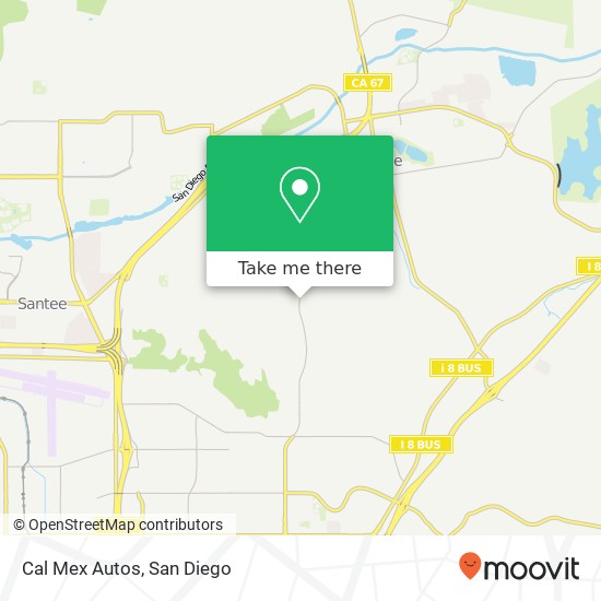 Cal Mex Autos map