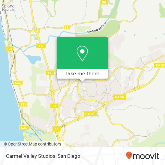 Carmel Valley Studios map