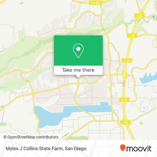 Myles J Collins State Farm map