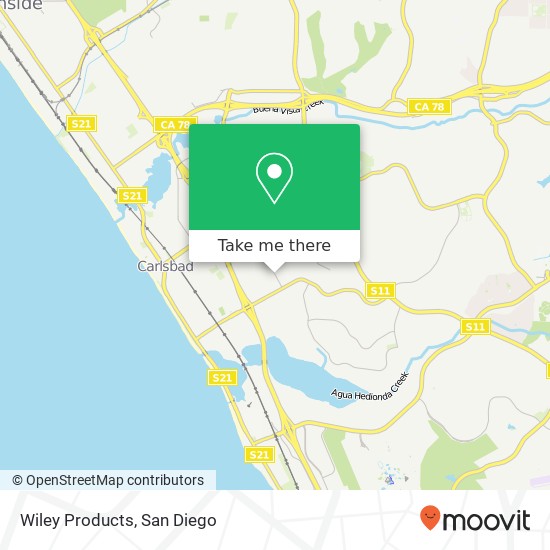 Wiley Products map