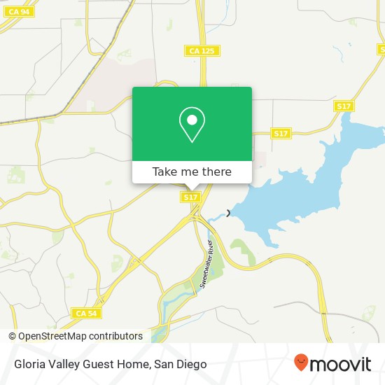Gloria Valley Guest Home map