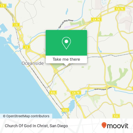 Mapa de Church Of God In Christ