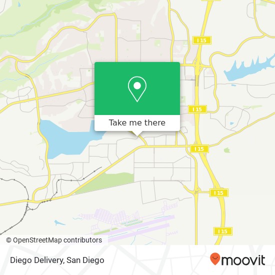 Mapa de Diego Delivery