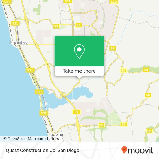 Mapa de Quest Construction Co
