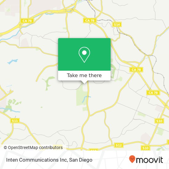 Inten Communications Inc map