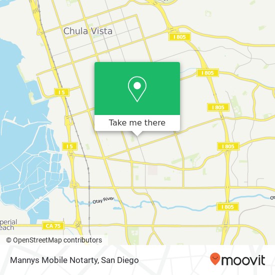 Mapa de Mannys Mobile Notarty