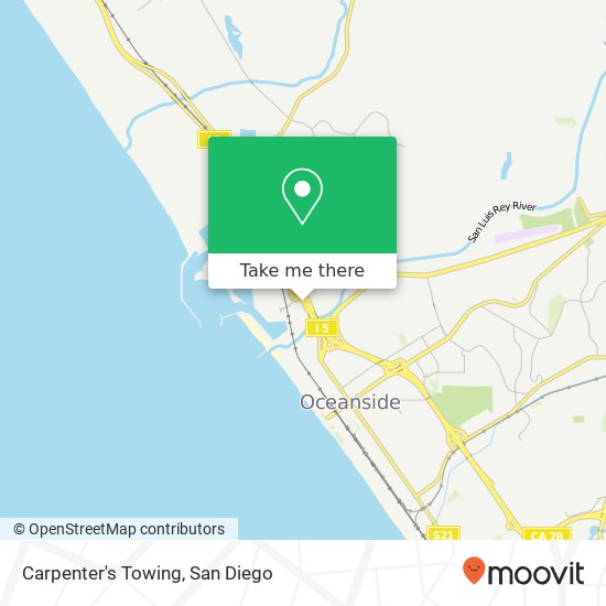 Mapa de Carpenter's Towing