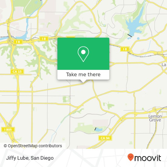 Jiffy Lube map