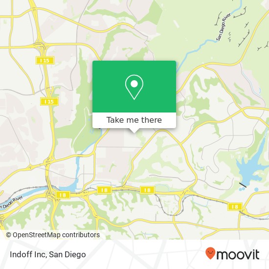 Indoff Inc map