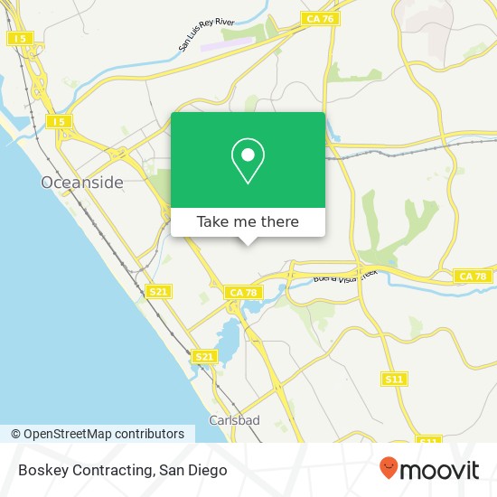 Boskey Contracting map