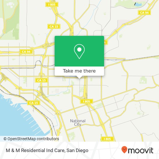 M & M Residential Ind Care map