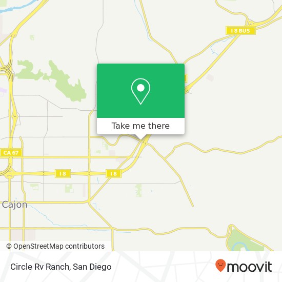 Circle Rv Ranch map