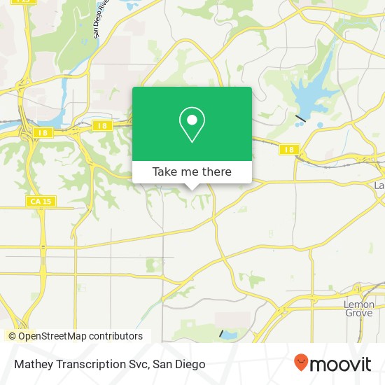 Mapa de Mathey Transcription Svc