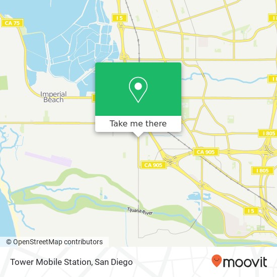 Tower Mobile Station map