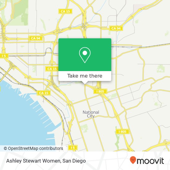 Ashley Stewart Women map