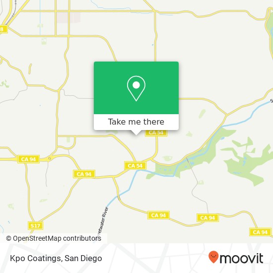Mapa de Kpo Coatings