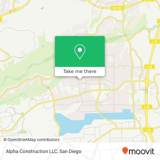 Mapa de Alpha Construction LLC