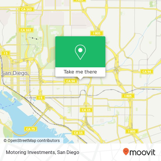 Motoring Investments map