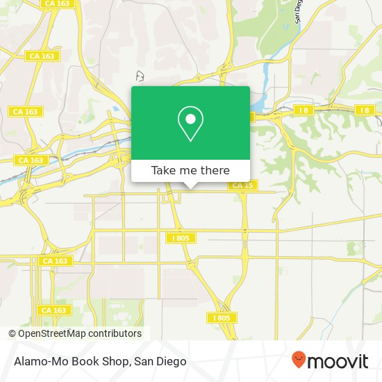 Mapa de Alamo-Mo Book Shop